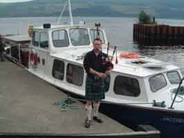 Piped aboard